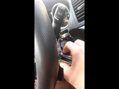 How to install paddle shifters on 2012 Mitsubishi Lancer ES