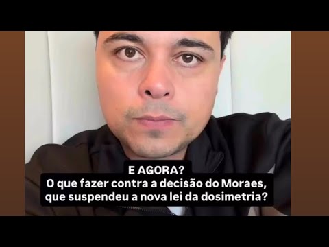 O que fazer contra a decisão do Moraes, que suspendeu a nova lei da dosimetria?