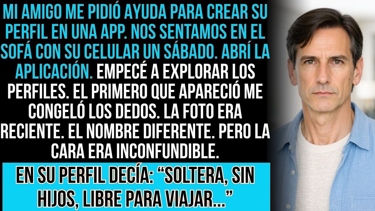 Ayudaba A Mi Amigo A Usar Una App De Citas. El Primer Perfil Que Apareció Era El De Mi Esposa Y...