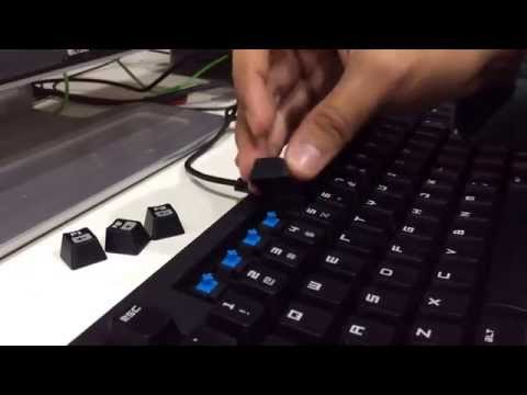 how to remove keyboard keys