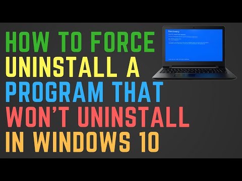 video-linktoworks-How to Force Uninstall A Program That Won't Uninstall...