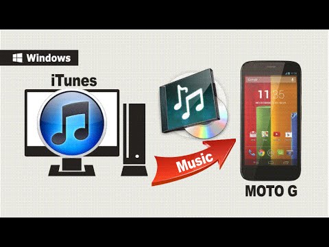 how to transfer music from laptop to moto g