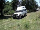 Bush camper Landcruiser motorhome going bush