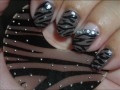 Nail Art -Zebra- Diseño de Uñas (Animal Print Series #3)