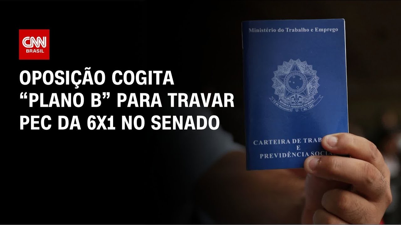 Oposição avalia “plano B” para travar PEC do fim da 6x1 no Senado | AGORA CNN