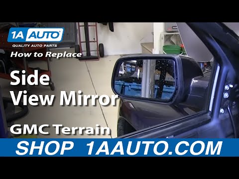 How To Install Replace Fix Broken Side View Mirror GMC Terrrain