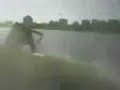 MIni Van Flips into Lake Merrit, Oakland