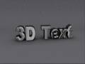 A Shiny 3D Text