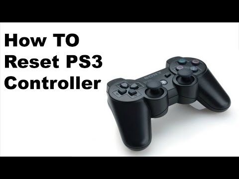 how to reset ps3 controller