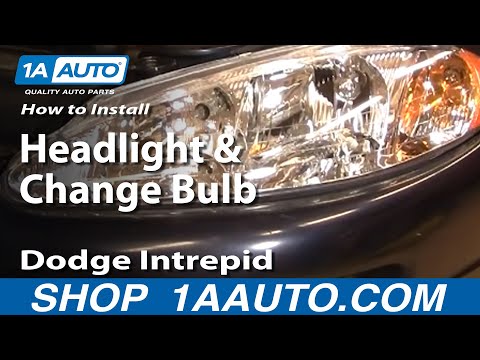How To Install Replace Headlight and Change Bulb Dodge Intrepid 98-04 1AAuto.com