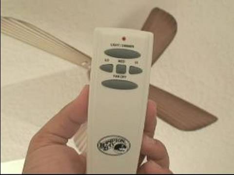 how to sync hunter fan remote