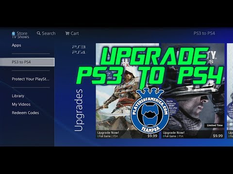 how to upgrade ps3 to ps4