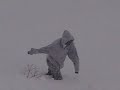 Playing in snow !!