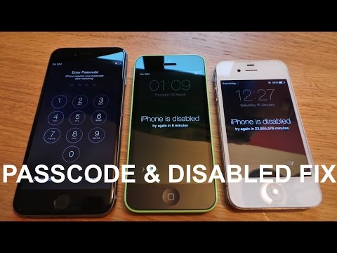 How to remove/reset any disabled or Password locked iPhones 6/5s/5c/5/4s/4/3gs/iPad or iPod