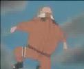 It's a fight between Naurto and Sasuke in the moutain.