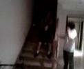 garrido loco rompe puerta