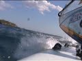 Front view Neilpryde RS:X olympic windsurfing