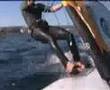 Front view Neilpryde RS:X olympic windsurfing