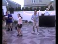 our friend's mary and mike had a really fabulous memorial day party where bernard did his once famous imitation of mick jagger