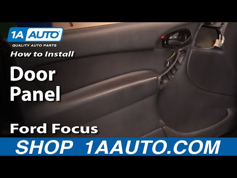 How To Install Remove Door Panel Ford Focus 3Door 00-04 1AAuto.com