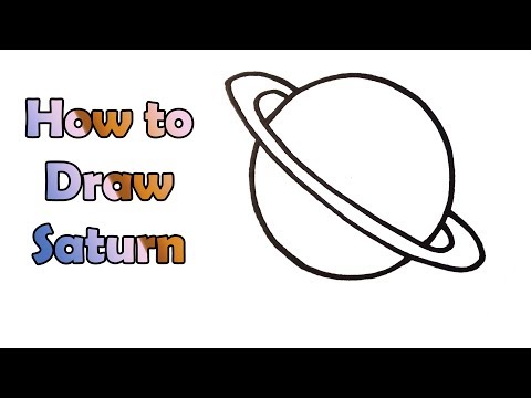 video-linktoworks-How to Draw the Planet Saturn - Very Easy - For Kids