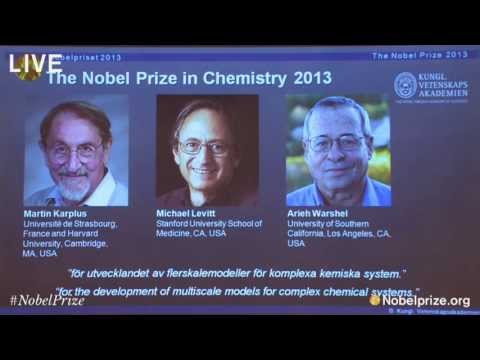 Prize - The Nobel Prize in Chemistry 2013 was awarded jointly to Martin Karplus, Michael Levitt and Arieh Warshel