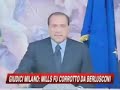I Giudici di Milano sono finalmente arrivati alla conclusone che Mills fu corrotto da Berlusconi con 600000 dollari per fare falsa testimonianza. Berlusconi sostiene che ne risponderà in parlamento.