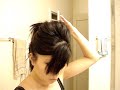 how to pony with poof on top.