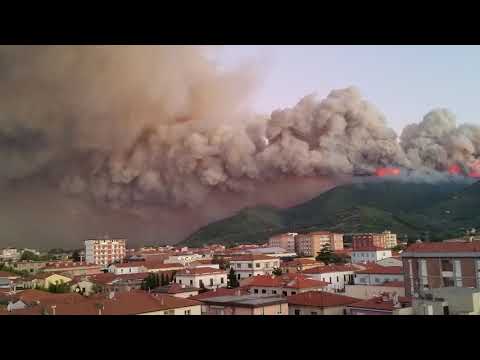 Incendio monte serra - Sergio Davini