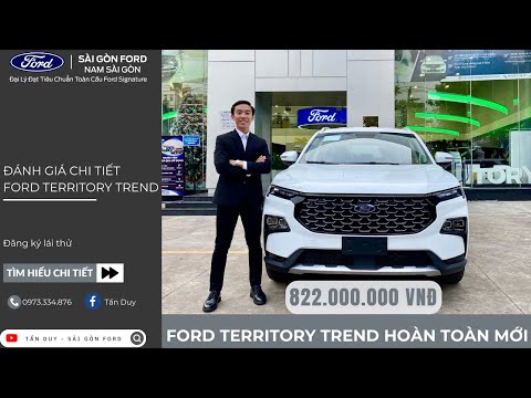 ĐÁNH GIÁ CHI TIẾT FORD TERRITORY TREND ĐẦU TIÊN TẠI SÀI GÒN FORD