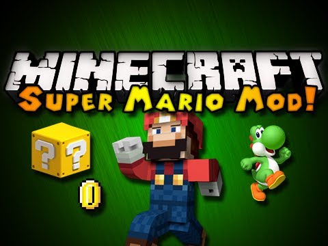 Minecraft: Super Mario Mod - MARIO BLOCKS, YOSHI, SOUNDS, & MORE! (HD)