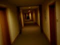 The endless hallway of the hotel moscow