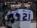 JMFJ scores his first career NHL goal against the Vancouver Canucks + a great pass from Lubomir Visnovsky.