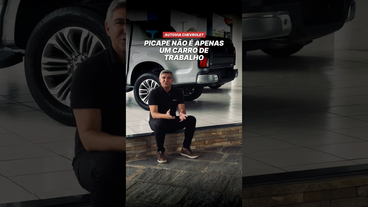 Picape não é apenas um carro de trabalho. Conheça a linha de picapes da Chevrolet na AutoVia