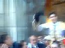 Triumph for a matador de toro.