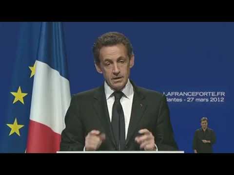 Discours de Nicolas Sarkozy