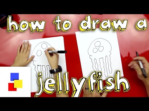 how to draw jellyfish