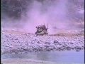 Lion Kill: Three Lions take down an adult Onyx/Gemsbok and her calf in Etosha Game Park, Namibia