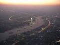 BKK_Bangkok City before Sunset cockpit view