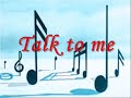 Talk to me-chris de burgh