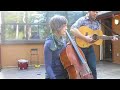 Horsefeathers play live at Portia and Slim Moon\