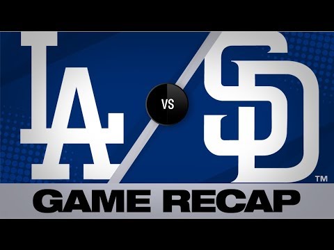 Video: Dodgers score 2 in 10th to push past Padres | Dodgers-Padres Game Highlights 8/28/19