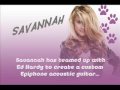 Win Savannah's Custom Designed Epiphone Guitar