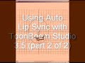 ToonBoom Studio 3.5 - Automatic Lip Sync Tutorial 2 of 2