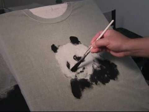 how to use acrylic paint on t shirts