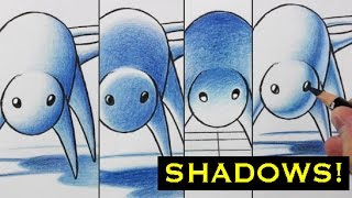 Drawing Time Lapse: Adding Shadows, 4 Ways