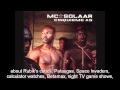 Mc Solaar - Degats collateraux (English subs)