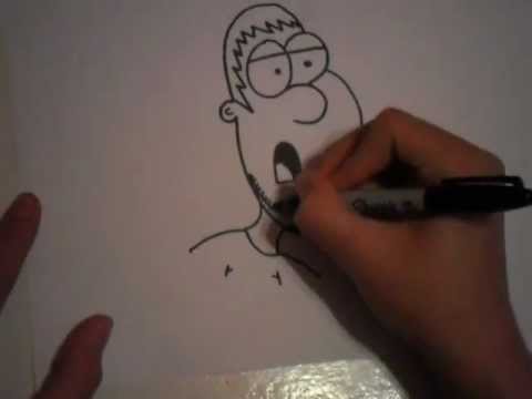 How to draw a basic cartoon person
