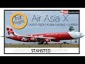 Air Asia X A340 Launch Long Haul Low Cost Flying Into London Stansted Airliner Video