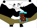 Kung Fu Panda eating coockies chips